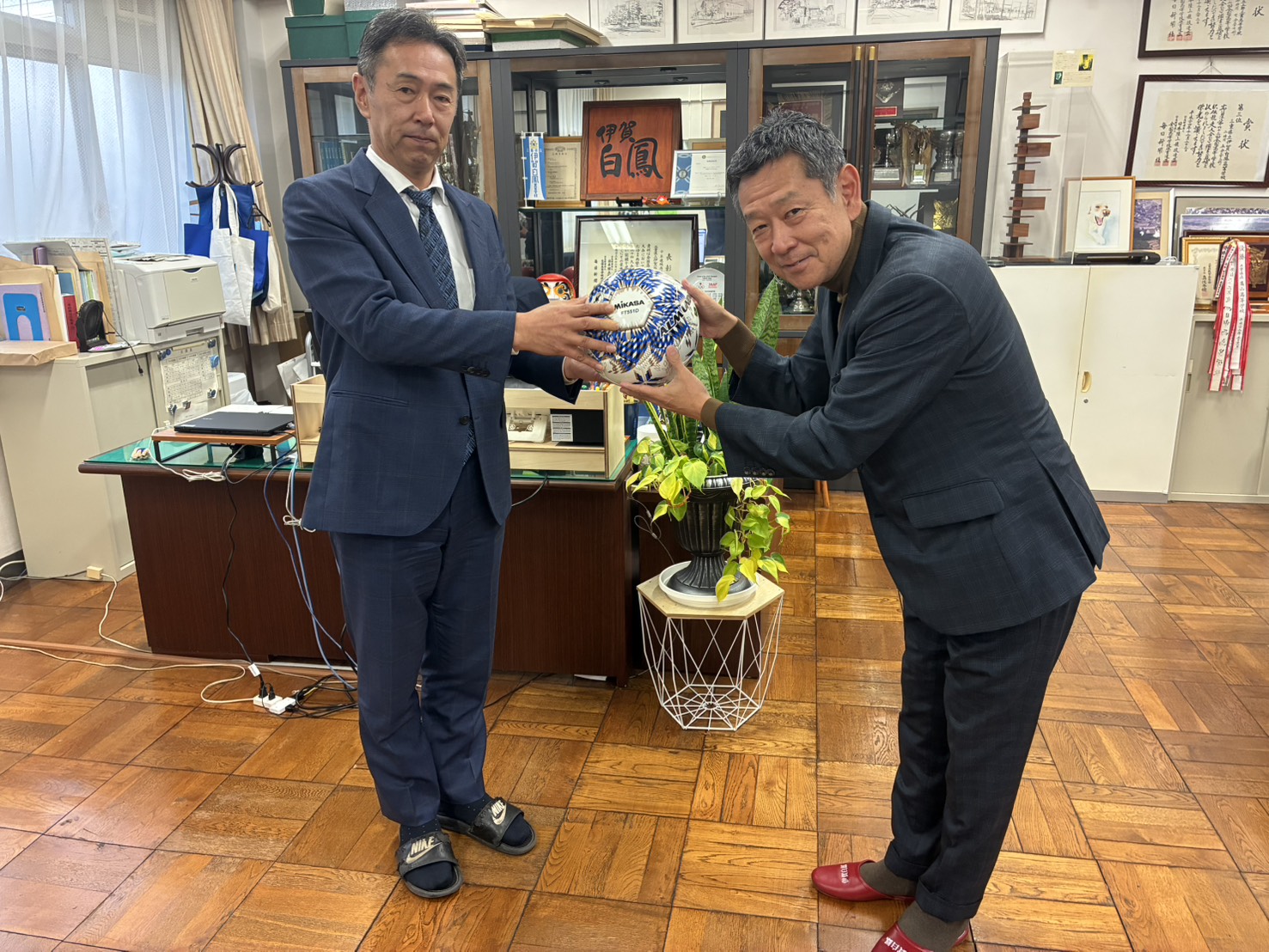 スタジアム運営ご協力への御礼（伊賀白鳳高校サッカー部）